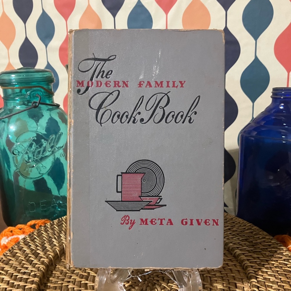 1953 The Modern Family Cookbook Vintage Hardcover Recipe Book